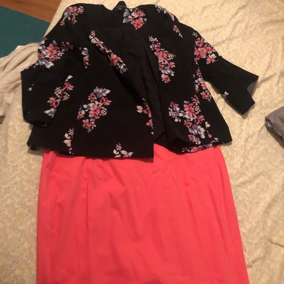 Lane Bryant Dresses & Skirts - LB suit jacket 26/28 and pink skirt NWT size 24